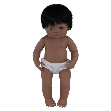 Anatomically Correct Baby Doll, 15in Hispanic Boy